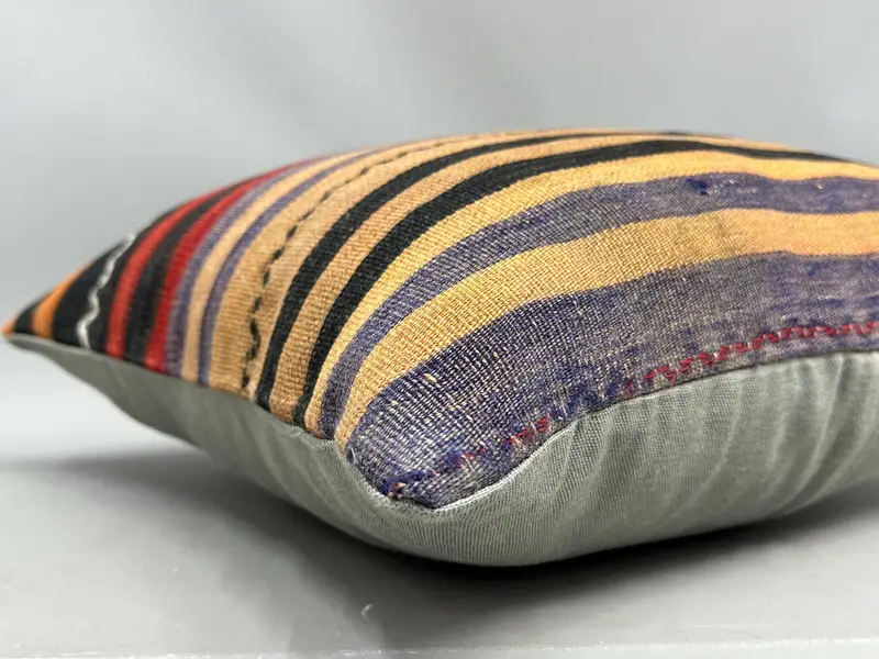 Wholesale Cushion Cover, Pillow Cover, Throw Kilim Pillow, Ethnical Kilim Rug Pillow, Ottoman Pillow, Home Decor Pillow, 20x20 Red Cushion Case - 6