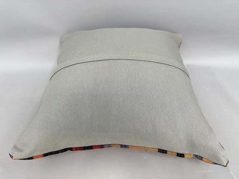 Wholesale Cushion Cover, Pillow Cover, Throw Kilim Pillow, Ethnical Kilim Rug Pillow, Ottoman Pillow, Home Decor Pillow, 20x20 Red Cushion Case - 7