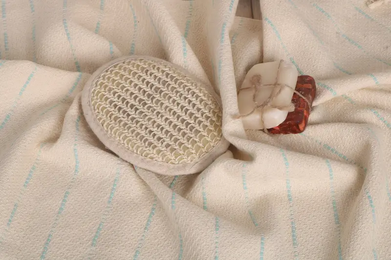 Banyo el havlu, kişiselleştirilmiş bulaşık havlu, en iyi arkadaş hediyesi, el yapımı hediye, Türk el havlu, düğün hediyesi, 36x18 pamuk çizgili tasarım havlu - 7