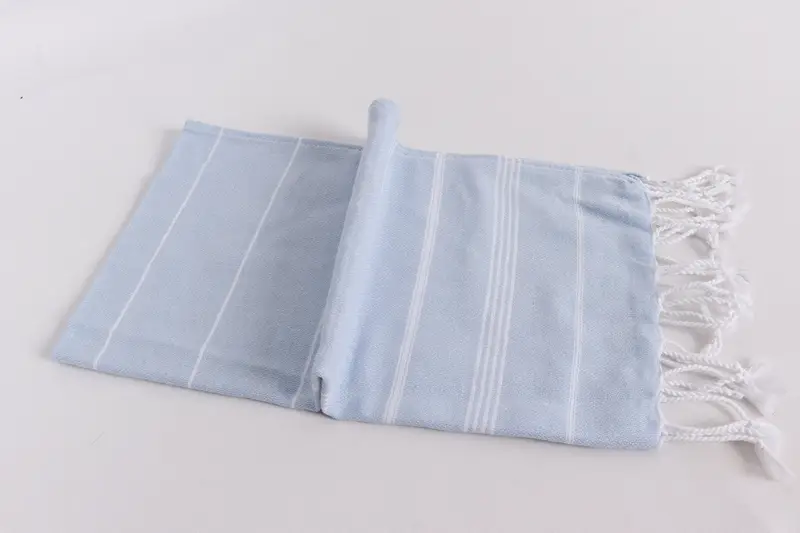 Summer Gift, Personalized Hand Towel, Monogrammed Hand Towel, Travel Towel, 38x18 Cotton Striped Towel, Turkish Hand Towel, Bathroom Hand Towel - 6