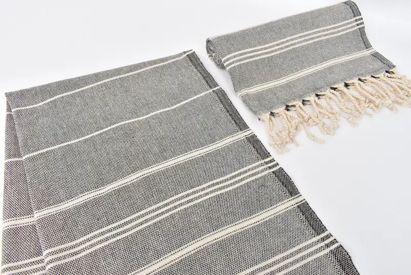 Embroidery Towel, 36x24 Cotton Striped Towel, Turkish Tea Towel, Personalized Gifts, Gift For Mom, Bridesmaid Gifts, Best Friend Wedding Gift - 7