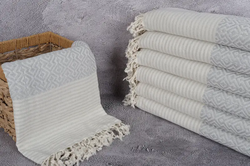 Merry Christmas Gifts, Turkish Towel USA, Turkish beach towel, Friends Beach Towel, Turkish Towel Monogram, Bath towel, 76x38 Cotton Diamond Towel - 3