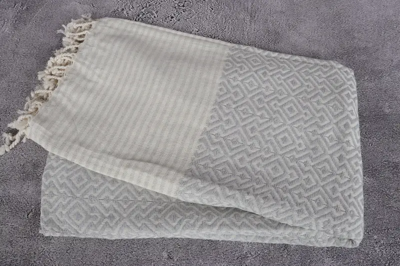 Merry Christmas Gifts, Turkish Towel USA, Turkish beach towel, Friends Beach Towel, Turkish Towel Monogram, Bath towel, 76x38 Cotton Diamond Towel - 6