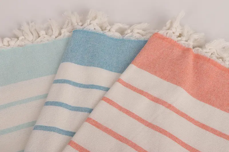 Bathroom Towels, Bachelorette Party Decorations, Bridal Gifts, 36x18 Cotton Striped Towel, Guest Towel, Monogram Kitchen Towel, Wedding Favors - 6