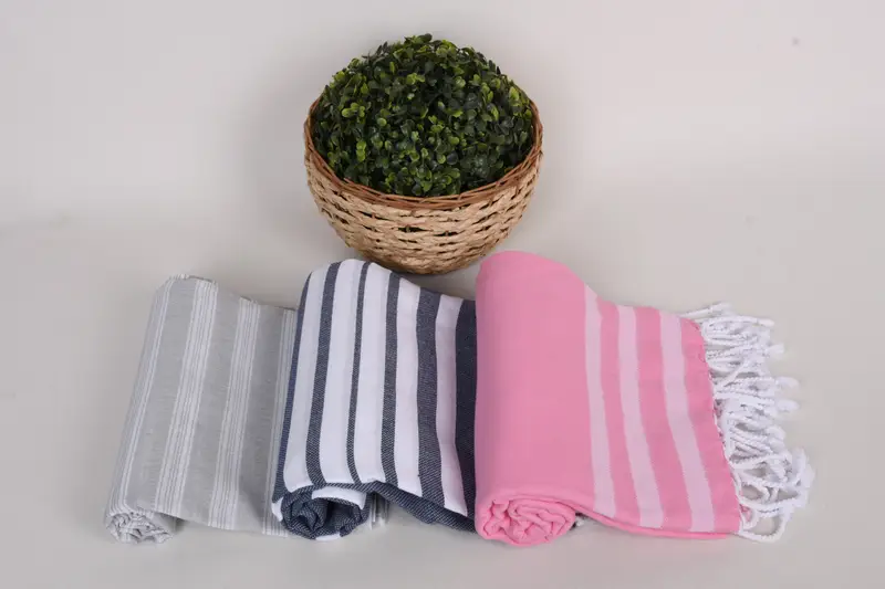Antibacterial Turkish peshtemal towel, Peshtemal Towel, Wedding Favors, Xmas Gifts, Organic Beach Towel, Fouta towel, 70x40 Cotton Set of 8 Towel - 8