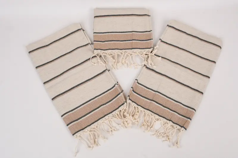 Hochzeitsgeschenk Küchentuch, türkisches Handtuch, Monogramm Küchentuch, 40x20 Leinenstreife Handtuch, Weihnachtshandtuch, Spa -Handtuch, Badezimmertücher - 6