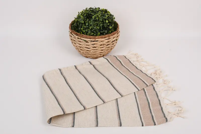 Hochzeitsgeschenk Küchentuch, türkisches Handtuch, Monogramm Küchentuch, 40x20 Leinenstreife Handtuch, Weihnachtshandtuch, Spa -Handtuch, Badezimmertücher - 4