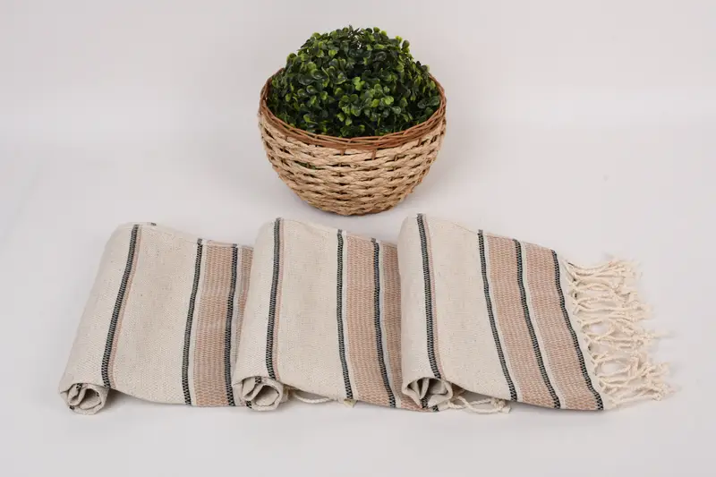 Hochzeitsgeschenk Küchentuch, türkisches Handtuch, Monogramm Küchentuch, 40x20 Leinenstreife Handtuch, Weihnachtshandtuch, Spa -Handtuch, Badezimmertücher - 8