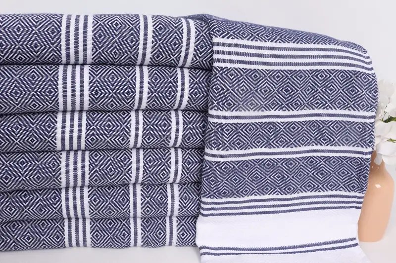 Monogrammed Hand Towel, Best Friend Gift, 40x18 Cotton Diamond Towel, Gift For Boyfriend, Personalized Dish Towel, Gift For Her, Kitchen Towel - 2