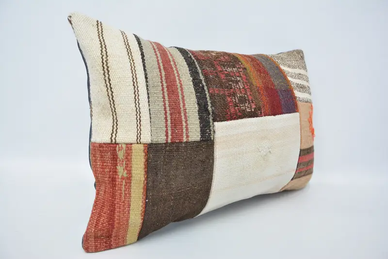 Tribal Cushion Cover, Home Decor Pillow, Floor Pillow Sham, Pillow Sham, Pastel Cushion, Antique Pillows, 16x24 White Cushion Case, Pillow for Sofa - 3