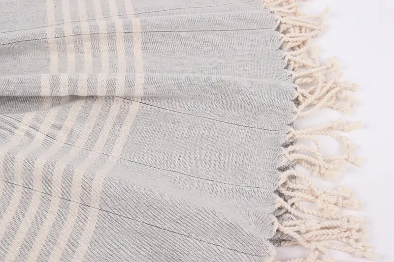 Custom Gift, 70x40 Linen Striped Towel, Beach Towel Bulk, Home Decor Gifts, Bachelorette Party Items, Bachelorette Party Favors, Personalised Gift - 8