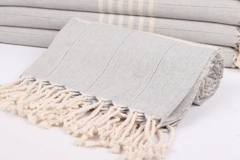 Custom Gift, 70x40 Linen Striped Towel, Beach Towel Bulk, Home Decor Gifts, Bachelorette Party Items, Bachelorette Party Favors, Personalised Gift - 4