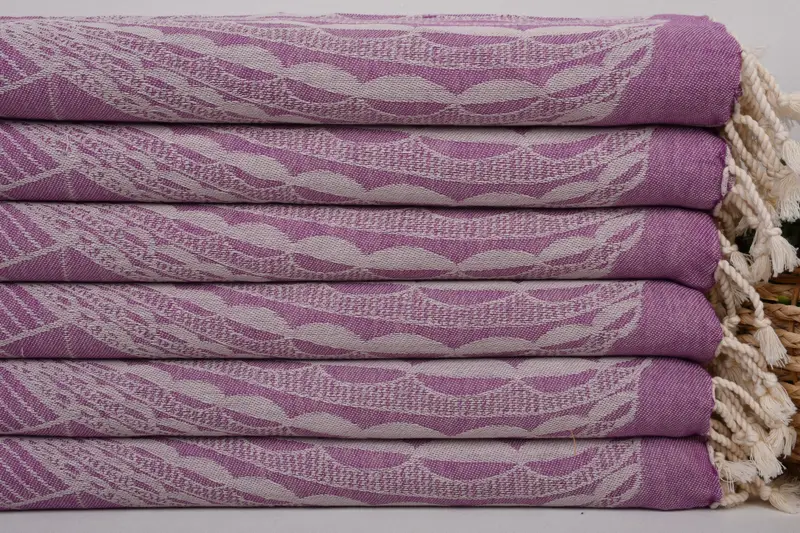 Bridesmaid Gifts, Personalized Gifts, Guest Towel, Monogrammed Hand Towel, Embroidery Towels, Decorative Towel, 36x18 Cotton Striped Design Towel - 2
