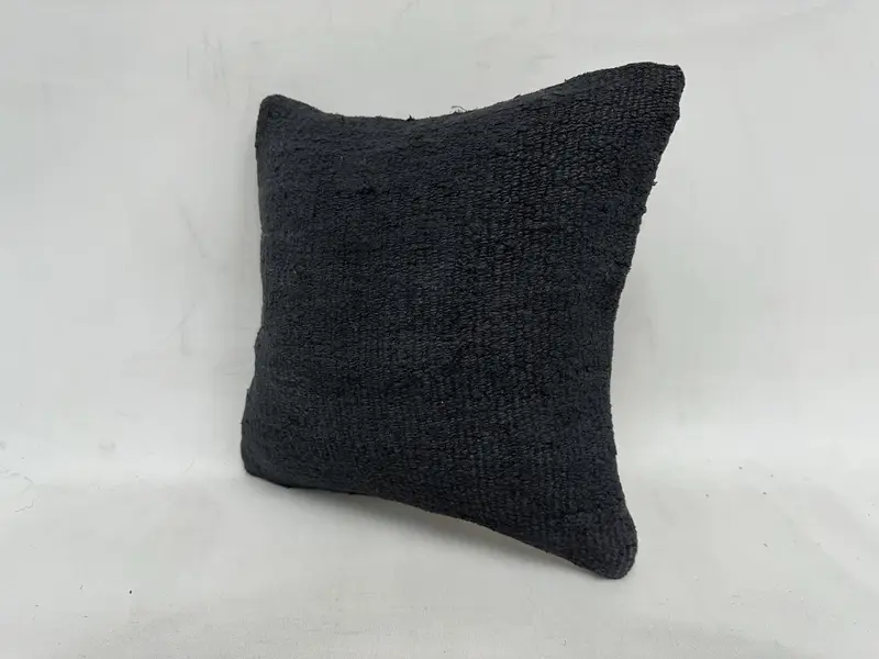 16x16 Gray Pillow Cover, Kilim Cushion Sham, Pillow for Sofa, Pillow Sham, Cozy Throw Pillow Sham, Chair Cushion Case, Aztec Pillow, Kilim Pillow - 4