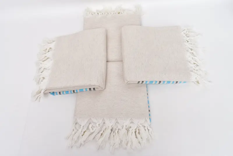 Gift Boxes Towel, Bachelorette Party Favors, Bachelorette Party Gift, 70x40 Linen Striped Towel, Bachelorette Party Gifts, Holiday Towel, Yoga Towel - 6