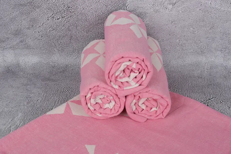 Turkish towel, 68x36 Cotton Compass Rose Design Towel, Turkish Towel Beach, Bachelor Towel, Personalised Gift, Spa Gift Towel, Absorbent towel - 8