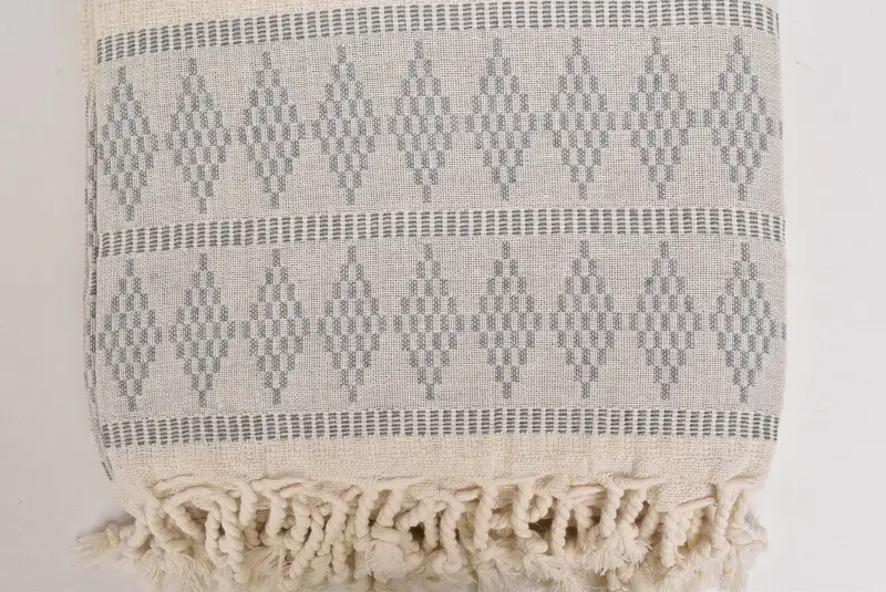 Bachelorette Party Favors, Embroidery Bedspread, Turkish Tablecloth, Best Wedding Gift, 100x88 Linen Kilim Design Towel, Turkish Blanket, Bedspread - 5
