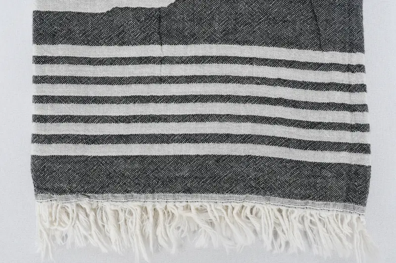 Embroidered Towel, Bridesmaid Proposal Gift, Bulk Order Towel, Beach Towel Bulk, 70x36 Cotton Striped Towel, Organic Beach Towel, Soft towel - 5