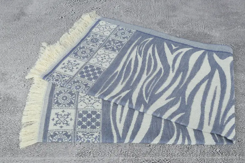 Handmade Gift, Travel Towel, Bathroom Towels, Organic Tea Towel, Guest Towel, 28x20 Cotton Striped Towel, Wedding Favors, Turkish Towel Hand Towel - 6