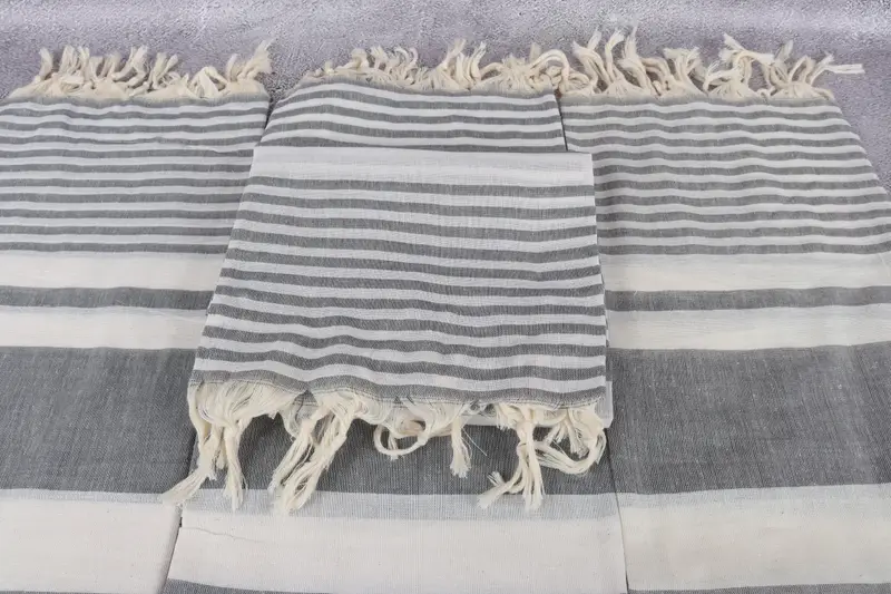 Bachelorette Party Favor, Turkish bath towel, Turkish Towel Monogram, Holiday Towel, Custom Wedding Gift, Luxury towel, 70x40 Cotton Striped Towel - 4