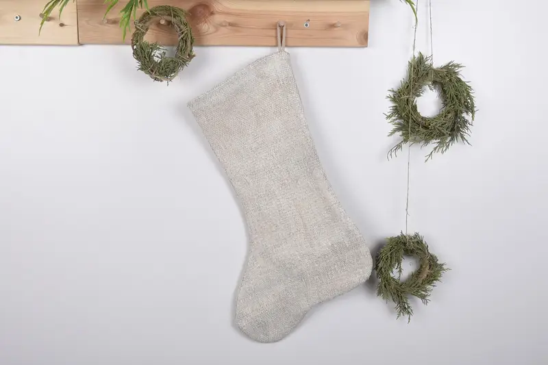 19-Zoll-Weihnachtsornament-Musterstrumpf, festlicher Weihnachtsstrumpf