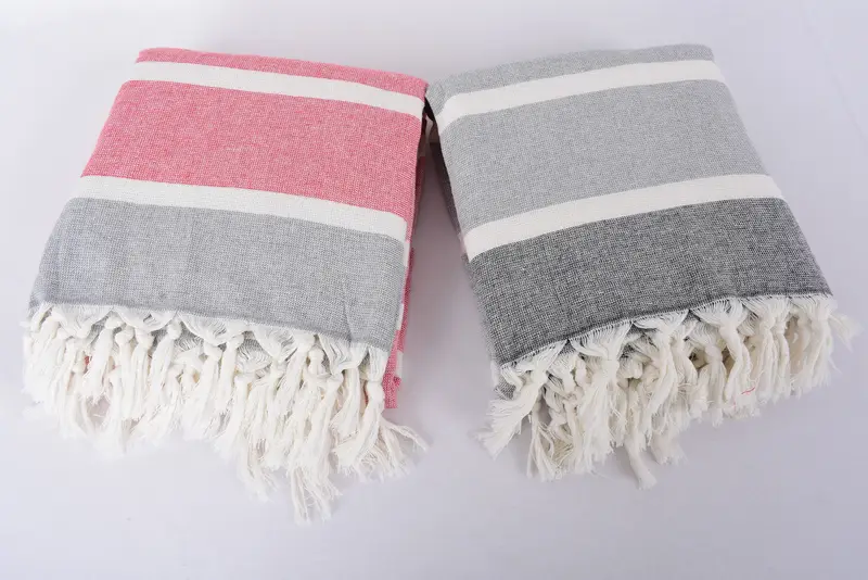 Turkish Beach Towel Personalized, Beach towel, Guest Towel, Turkish hand towel, Gift For Him, 64x40 Cotton Striped Towel, Wedding Day Gift For Bride - 7