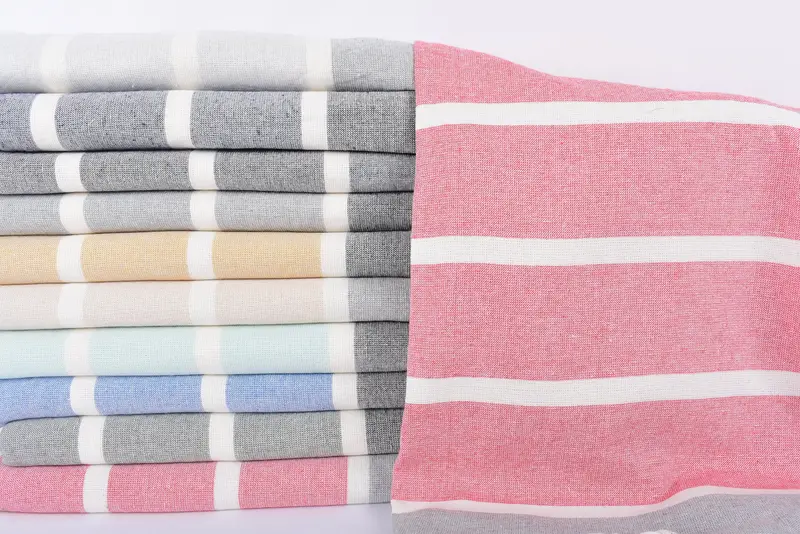Turkish Beach Towel Personalized, Beach towel, Guest Towel, Turkish hand towel, Gift For Him, 64x40 Cotton Striped Towel, Wedding Day Gift For Bride - 2