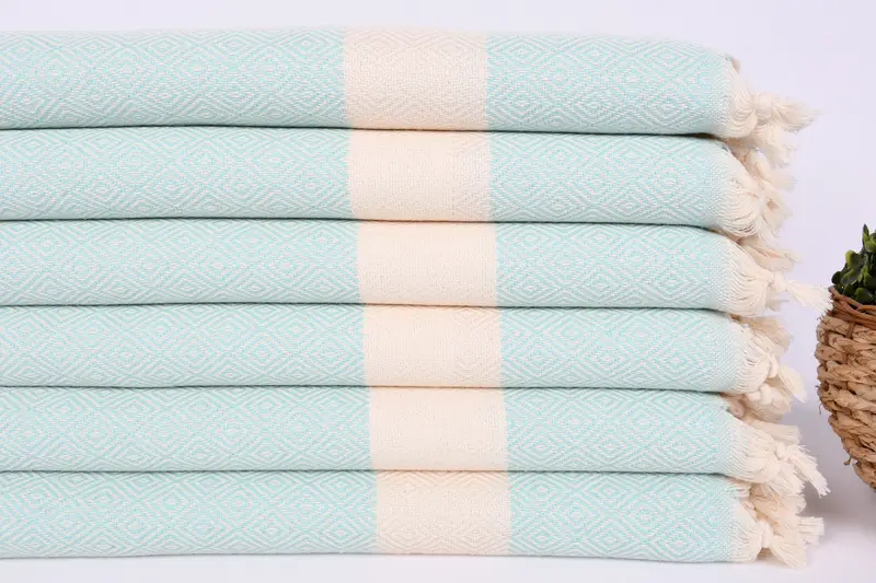 Türkischer Geschirrtuch, Geschenke für ihn, Monogramm Küchentuch, monogrammiertes Handtuch, 36x20 Baumwolldiamanttuch, Valentinstag Geschenk für ihn, Fitnesshandel Handtuch - 2