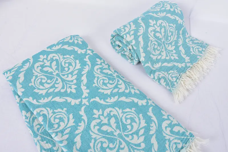Turkish Towel Bulk, Hammam towel, Wedding Hand Made Gift, Bachelorette Party Decorations, Thin towel, 68x36 Cotton Baroque Towel, Unique Gift - 7