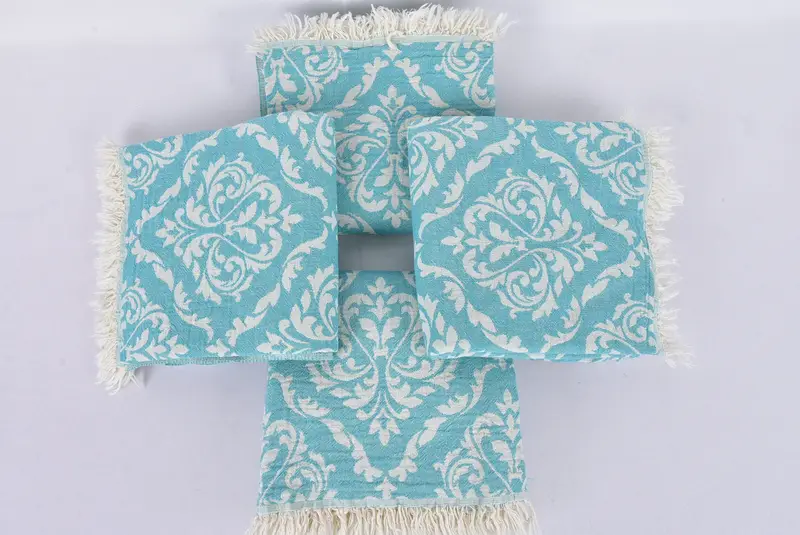 Turkish Towel Bulk, Hammam towel, Wedding Hand Made Gift, Bachelorette Party Decorations, Thin towel, 68x36 Cotton Baroque Towel, Unique Gift - 6