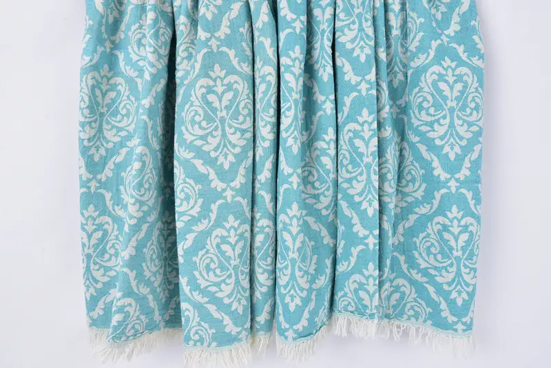 Turkish Towel Bulk, Hammam towel, Wedding Hand Made Gift, Bachelorette Party Decorations, Thin towel, 68x36 Cotton Baroque Towel, Unique Gift - 8