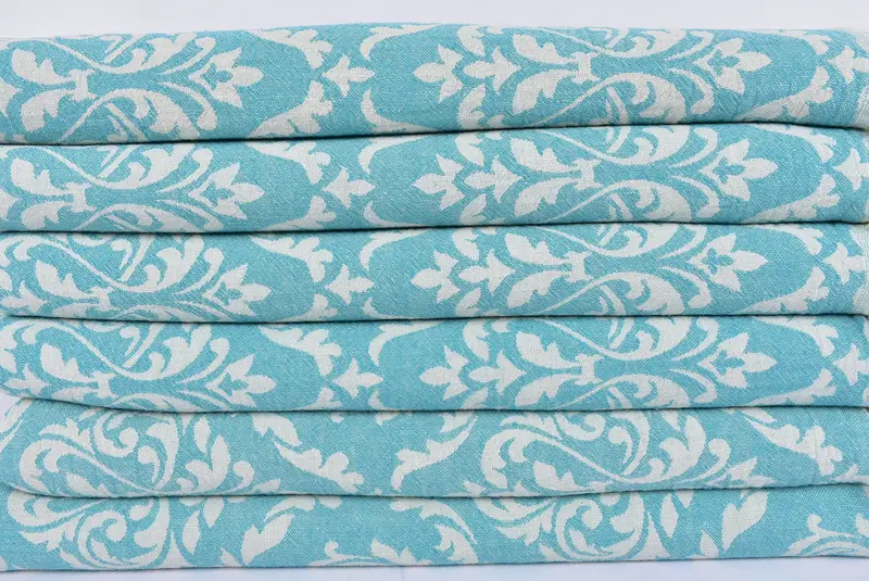 Turkish Towel Bulk, Hammam towel, Wedding Hand Made Gift, Bachelorette Party Decorations, Thin towel, 68x36 Cotton Baroque Towel, Unique Gift - 2