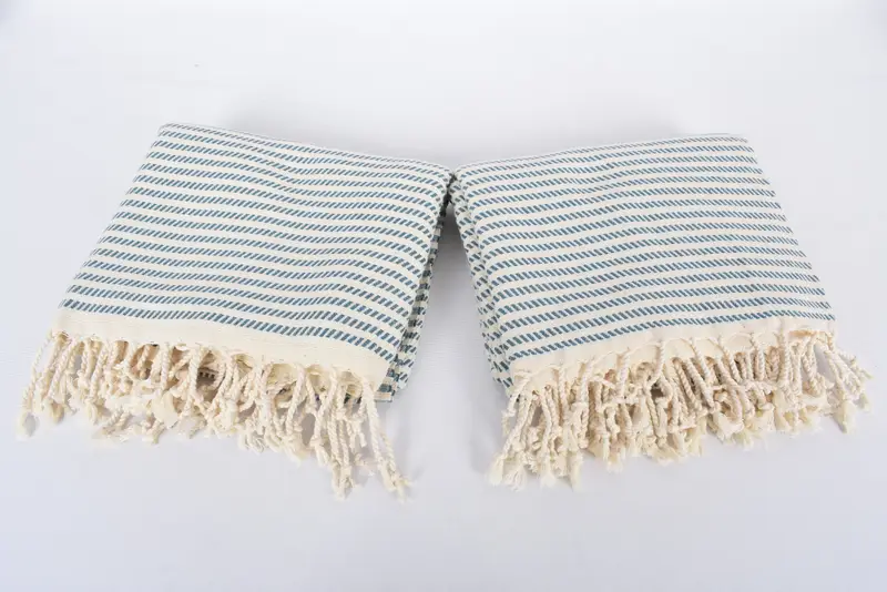 Handmade Gift, Yoga Towel, Luxury towel, Traditional Turkish peshtemal for hammam, Bridesmaid Gifts, 70x40 Cotton Polka Dot Towel, Wedding Gift - 6