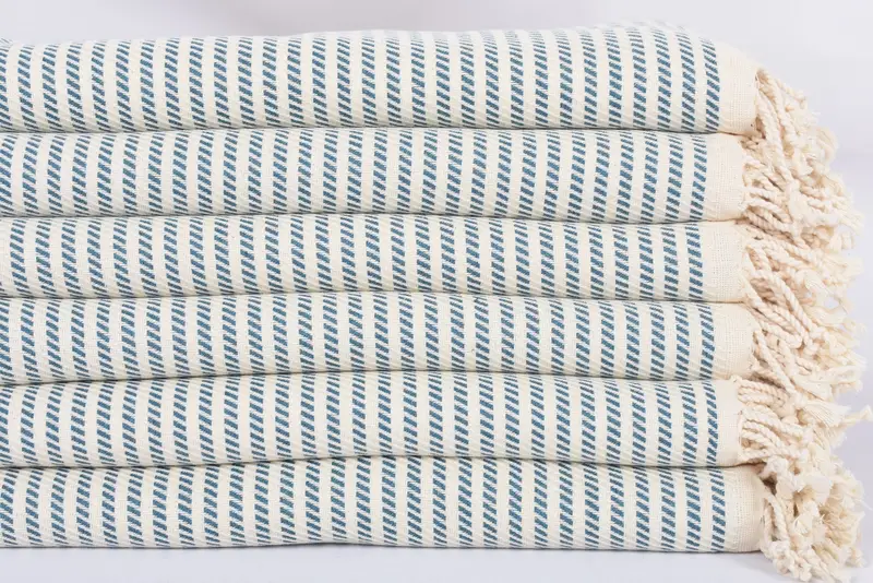 Handmade Gift, Yoga Towel, Luxury towel, Traditional Turkish peshtemal for hammam, Bridesmaid Gifts, 70x40 Cotton Polka Dot Towel, Wedding Gift - 3