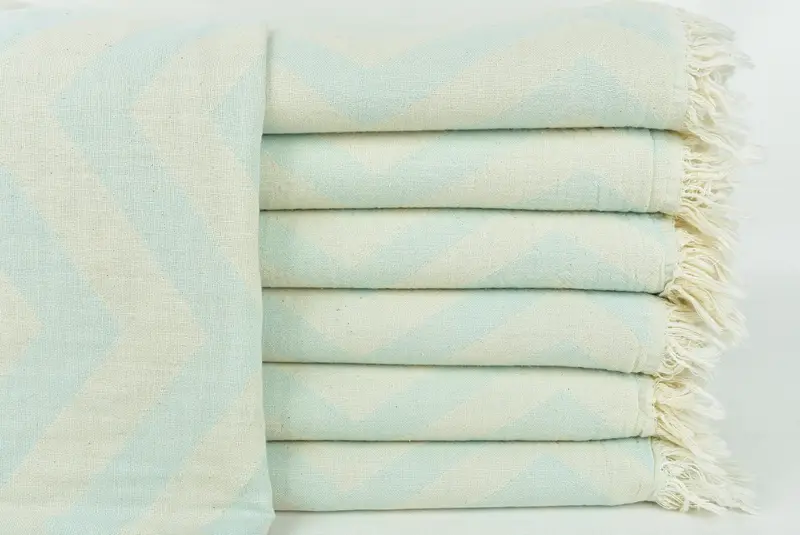 Decorative Towel, Absorbent towel, Absorbent Turkish towel, Bachelor Bachelorette Party Favors, 70x40 Cotton Zigzag Design Towel, Personalize Gift - 3