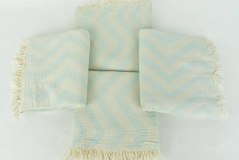 Decorative Towel, Absorbent towel, Absorbent Turkish towel, Bachelor Bachelorette Party Favors, 70x40 Cotton Zigzag Design Towel, Personalize Gift - 8
