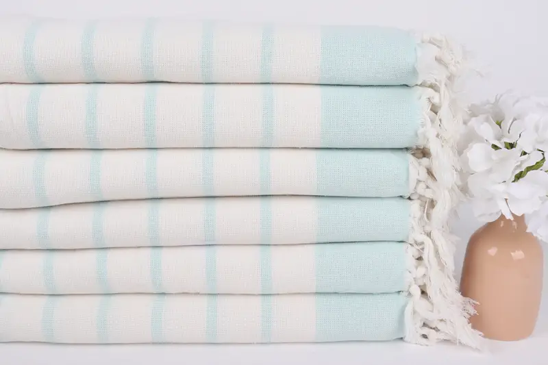 Hammam Towel USA, Thin towel, Bridesmaid Towel, 68x39 Cotton Striped Towel, Gift For Him, Sand-resistant towel, Bachelor Gift, Custom Beach Towels - 3