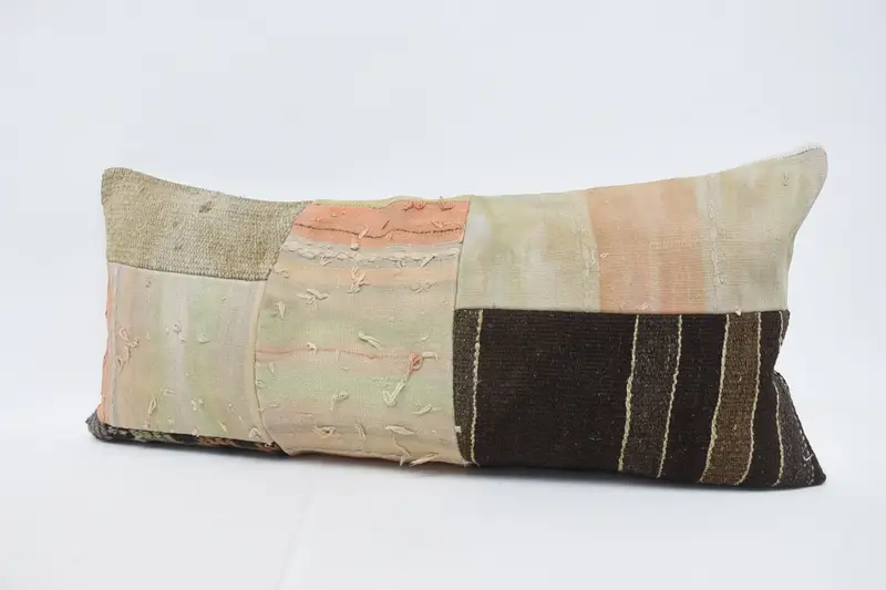 Home Decor Pillow, 16x36 Beige Pillow Case, Vintage Kilim Throw Pillow, Pillow, Tapestry Cushion, Retro Throw Cushion Cover, Gift Pillow - 4