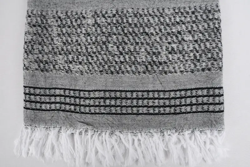 Custom Hand Towel, Turkish Tea Towel, Personalized Wedding Gift For Couple, Personalized Kitchen Towel, 40x20 Cotton Striped Towel, Organic Towel - 6
