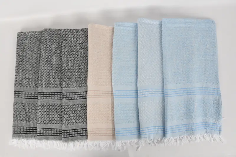 Custom Hand Towel, Turkish Tea Towel, Personalized Wedding Gift For Couple, Personalized Kitchen Towel, 40x20 Cotton Striped Towel, Organic Towel - 4