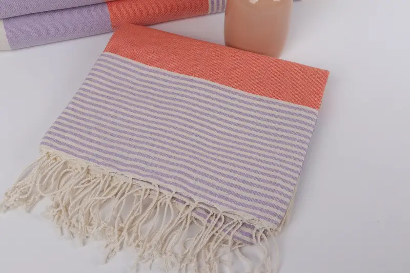 Monogram Turkish Towel, Towel With Name, Lightweight towel, 68x40 Cotton Striped Towel, Baby Boy Gift, Gifts For Him, Summer Towel, Cute Beach Towel - 5