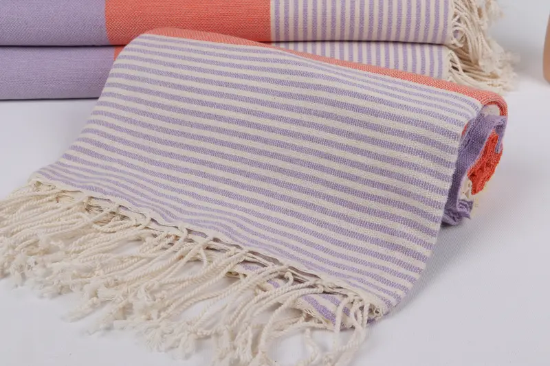 Monogram Turkish Towel, Towel With Name, Lightweight towel, 68x40 Cotton Striped Towel, Baby Boy Gift, Gifts For Him, Summer Towel, Cute Beach Towel - 4