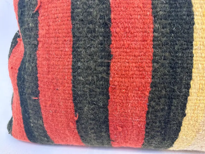 Vintage Pillow, Boho Pillow, Pillow Cover, Tribal Cushion Cover, Vintage Throw Cushion Cover, 16x36 Red Pillow Sham, Vintage Kilim Pillow - 2