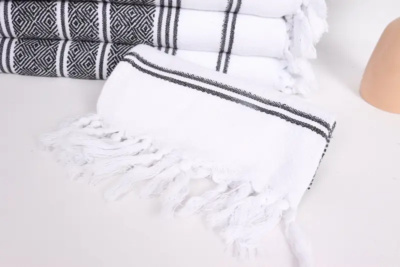 Spa Towel, Custom Gift, 40x18 Cotton Diamond Towel, Bridal Shower Gift, Monogram Towels, Personalized Gifts, Turkish Towel Hand Towel, Wedding Gift - 4