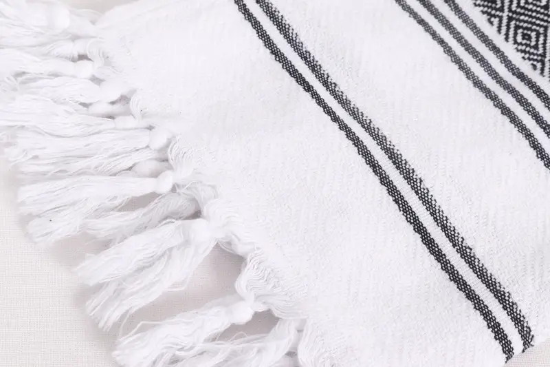Spa Towel, Custom Gift, 40x18 Cotton Diamond Towel, Bridal Shower Gift, Monogram Towels, Personalized Gifts, Turkish Towel Hand Towel, Wedding Gift - 7