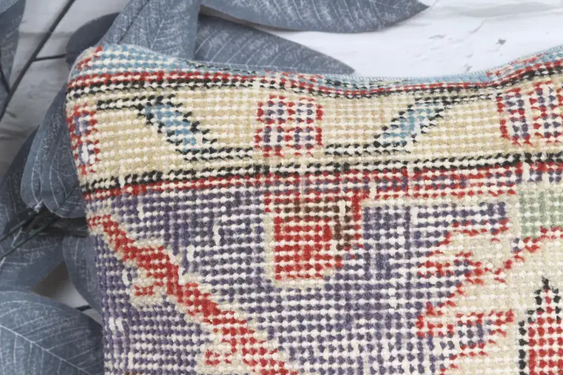 Turkish Pillow, Pillow Case, 12x12 Blue Pillow Sham, Christmas Cushion Cover, Pet Cushion, Custom Pillow Cover, Home Decor Pillow, Vintage Pillow - 2