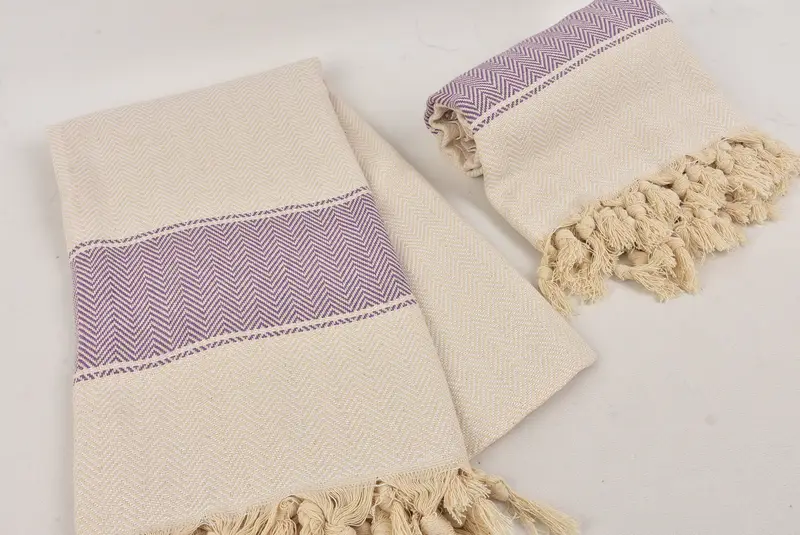 Summer Gift, Personalized Gift, 70x36 Cotton Herringbone Towel, Gift For Him, Home Decor Towel, Unique Turkish towel with custom embroidery USA - 7
