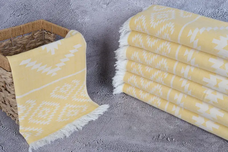 House Warming Gift, Gift For The Home Decor, Small Bath Towels, Personalized Kitchen Towel, Monogram Hand Towel, Gym Towel, 40x20 Cotton Kilim Towel - 4