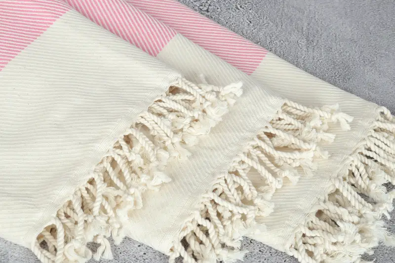 Personalized Turkish Towel, Handmade Gift, Monogrammed Beach Towel, Christmas Favors, Turkish Beach Towel Personalized, 70x40 Cotton Striped Towel - 5
