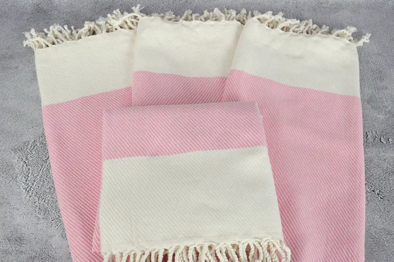 Personalized Turkish Towel, Handmade Gift, Monogrammed Beach Towel, Christmas Favors, Turkish Beach Towel Personalized, 70x40 Cotton Striped Towel - 4
